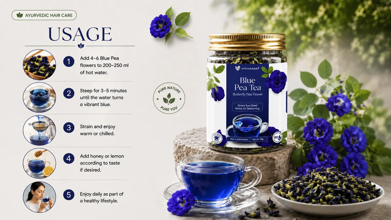Blue Pea (Aparajita) for Hair: Benefits, Uses & Complete Hair Care Guide
