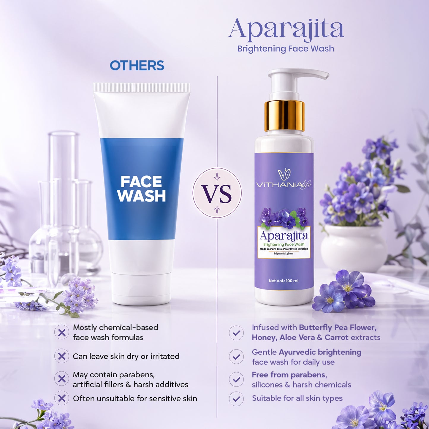APARAJITA Brightening Face Wash