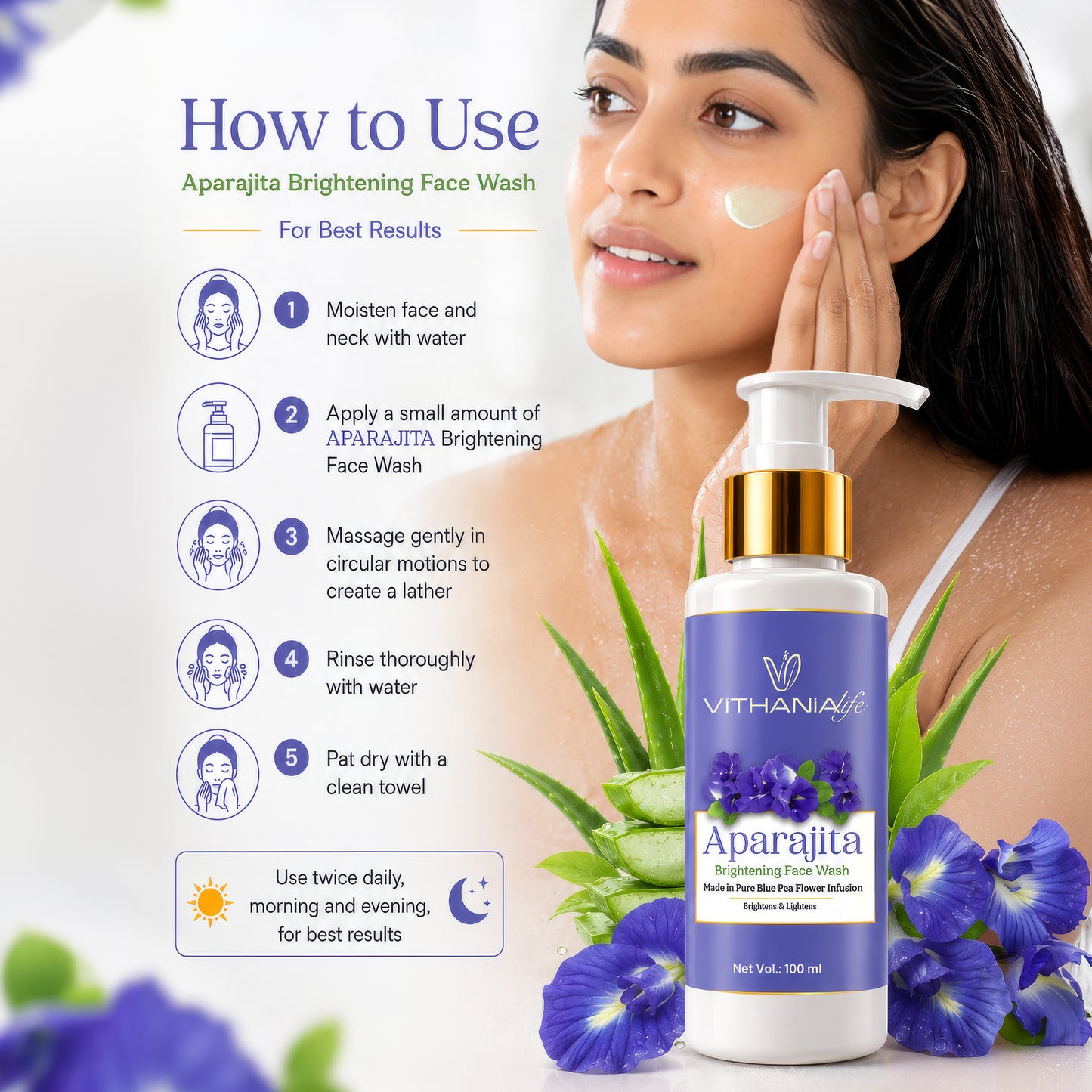APARAJITA Brightening Face Wash