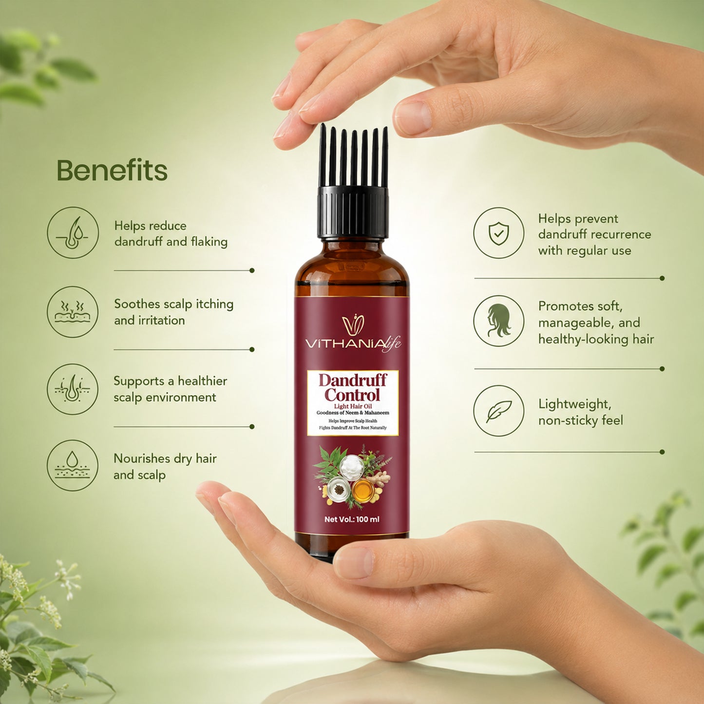 Dandruff Control Light Hair Oil