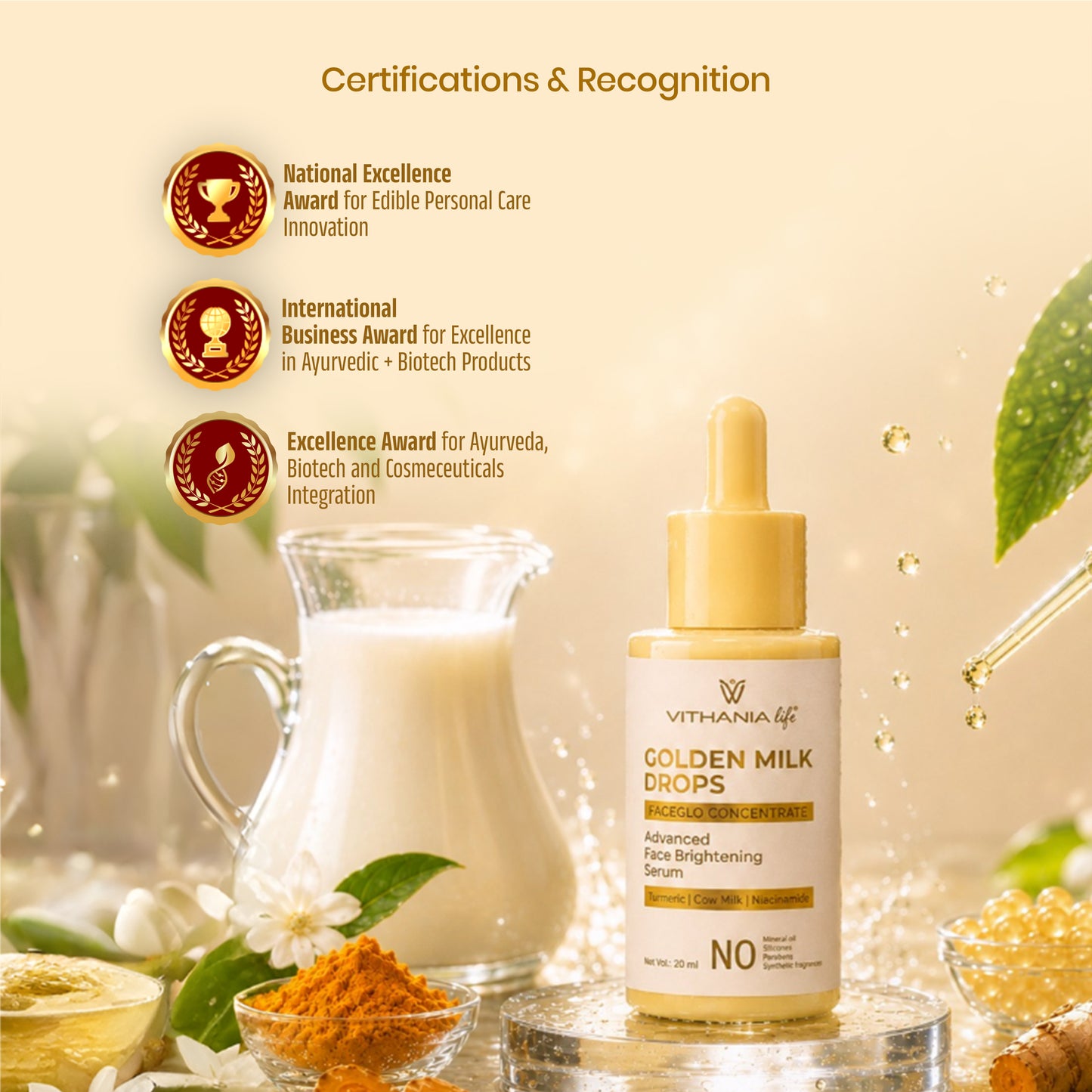 Golden Milk Drops FACEGLO Concentrate