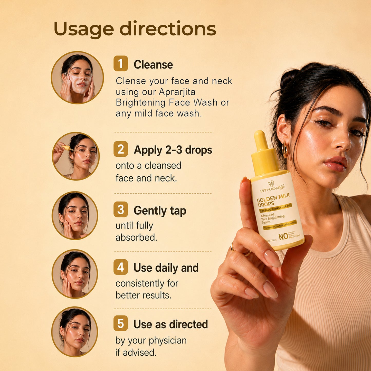Golden Milk Drops FACEGLO Concentrate