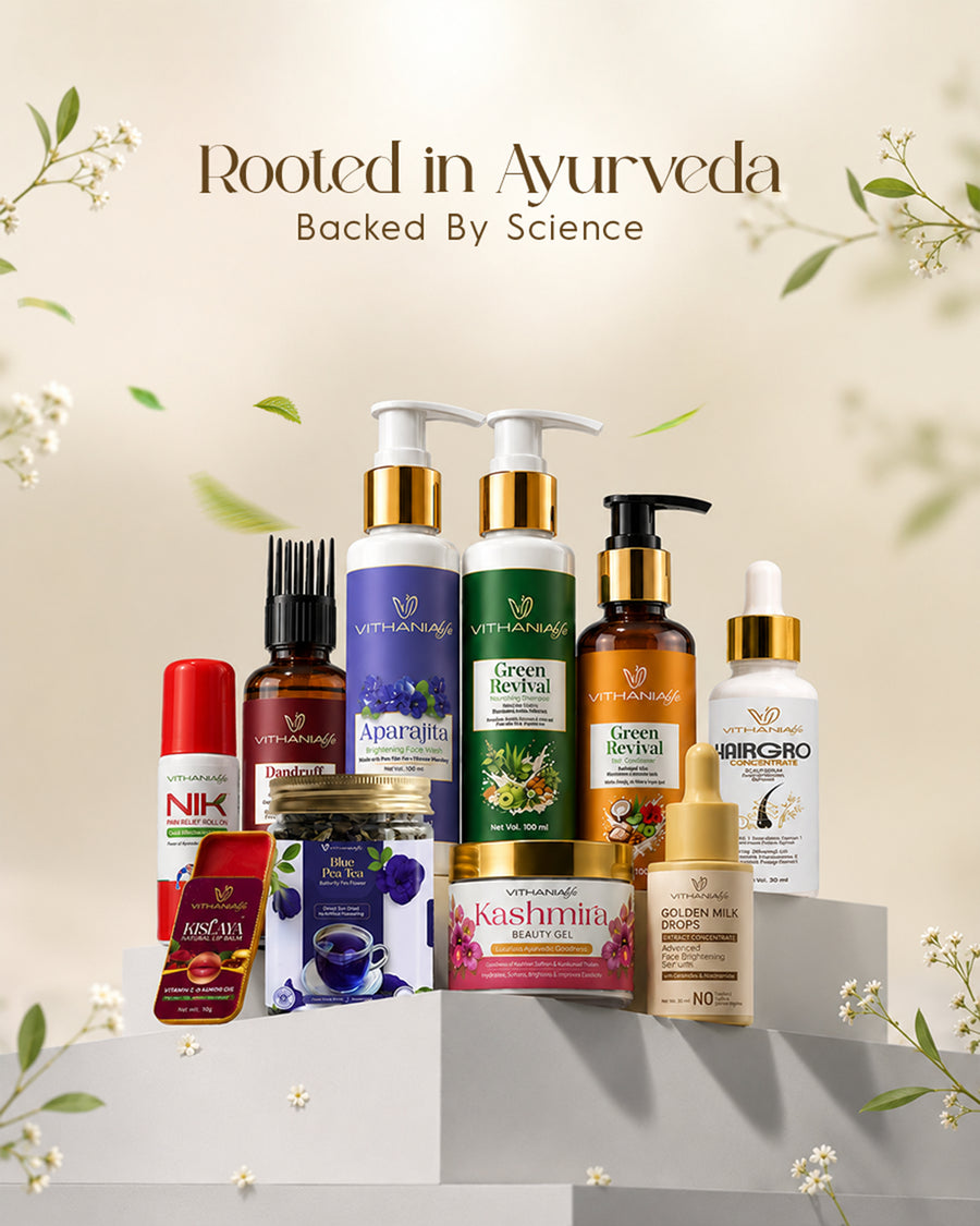 Rooted in Ayurveda, backed by science
